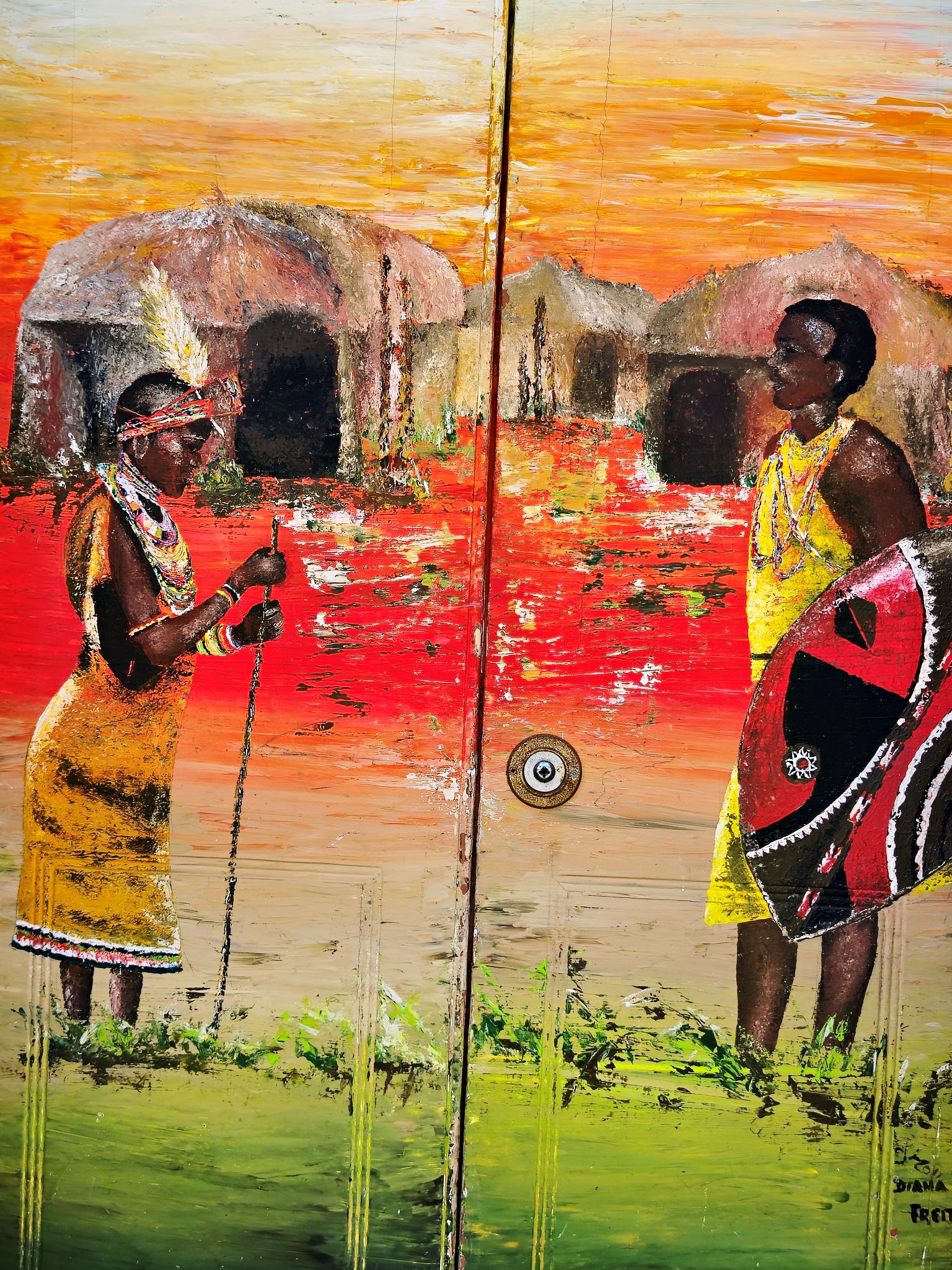 Portas Pintadas, Rua de Santa Maria